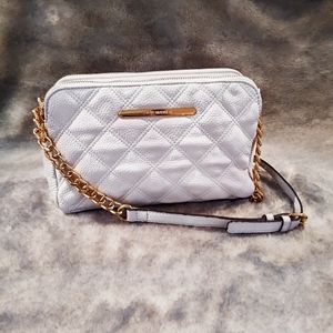 Steve Madden Quilted Double Zip Crossbody Bag